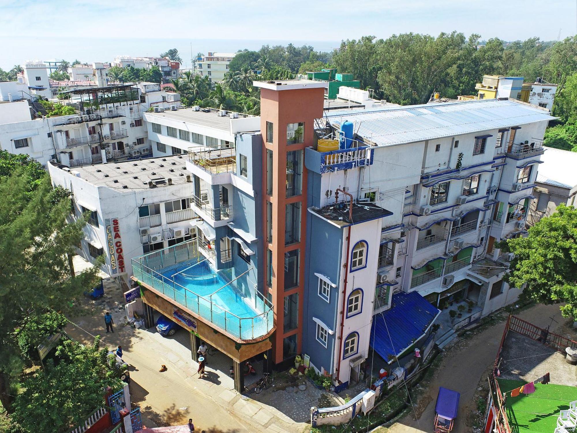 Hotel Marine Blue !! Beach Distance 50 Mts !! Digha  Dış mekan fotoğraf